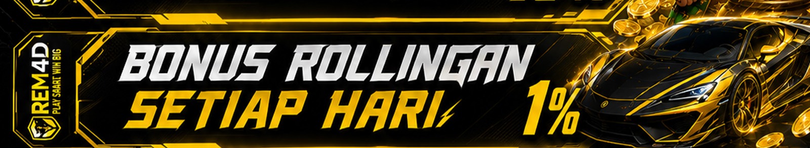 BONUS HARIAN TURNOVER & ROLLINGAN 1%